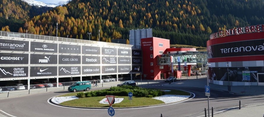Outletcenter Brenner – der preiswerte Zwischenstopp auf der Reise nach Italien